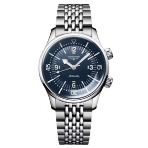 longines silver stainless steel men watch l37644907