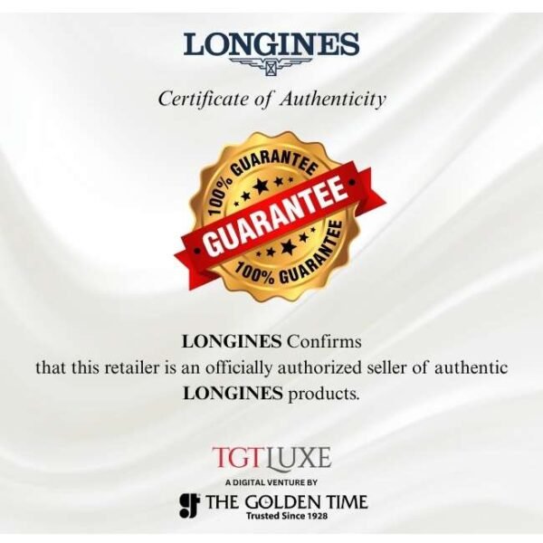 longines two tone stainless steel men watch l37813987