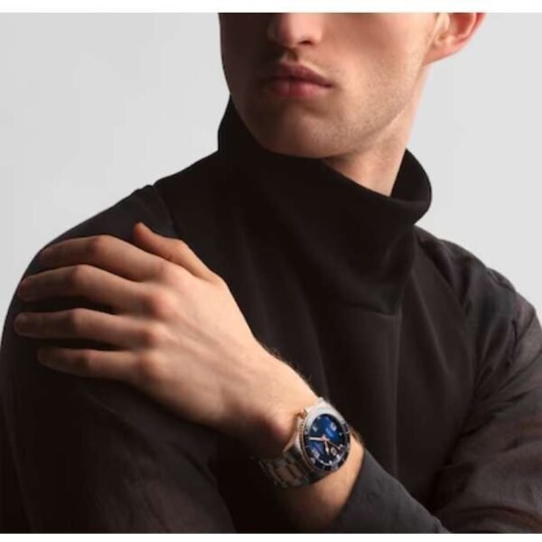 longines two tone stainless steel men watch l37813987