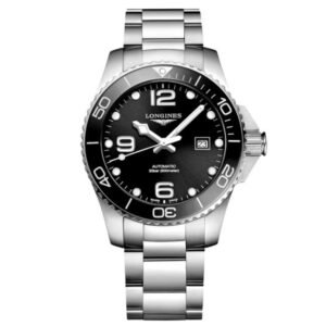 longines silver stainless steel men watch l37824566