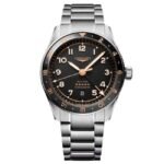 longines silver stainless steel men watch l38124506