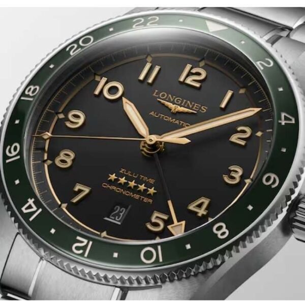 longines silver stainless steel men watch l38124636