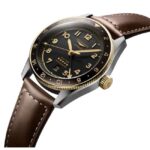longines brown leather men watch l38125532