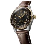 longines brown leather men watch l38125532
