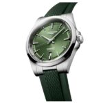 longines green rubber men watch l38304029