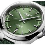 longines green rubber men watch l38304029