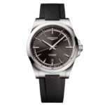 longines black rubber men watch l38304529