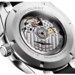 longines black rubber men watch l38304529