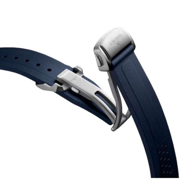 longines blue rubber men watch l38304929