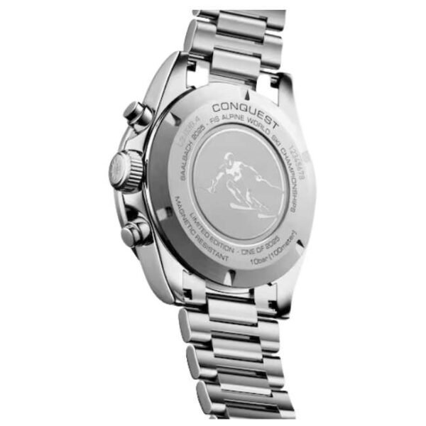 longines silver stainless steel men watch l38364529