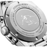 longines silver stainless steel men watch l38364529