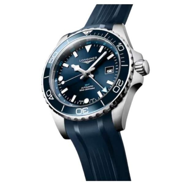 longines blue rubber men watch l38904969