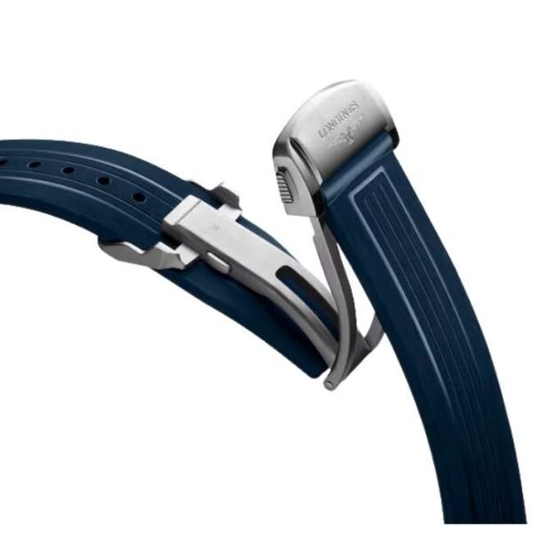 longines blue rubber men watch l38904969