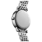 longines silver stainless steel women watch l43304116
