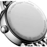 longines silver stainless steel women watch l43304116
