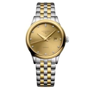longines two tone stainless steel women watch l43743387
