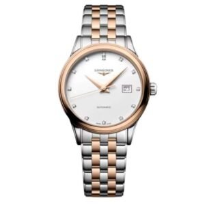 longines two tone stainless steel women watch l43743987