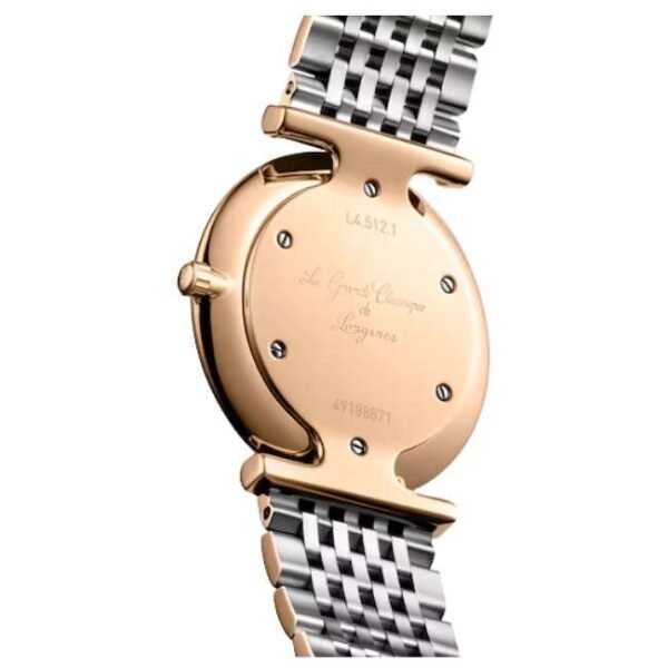 longines rose gold stainless steel women watch l45121977