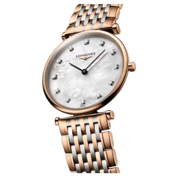 longines rose gold stainless steel women watch l45121977