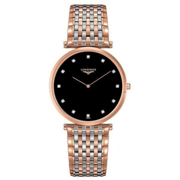 longines two tone stainless steel men watch l47661577