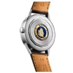 longines brown leather men watch l48154622