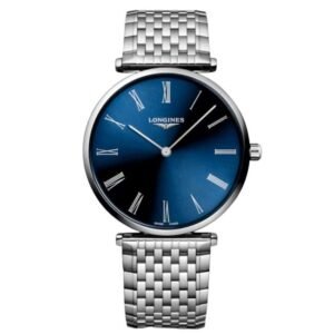 longines silver stainless steel women watch l48664946