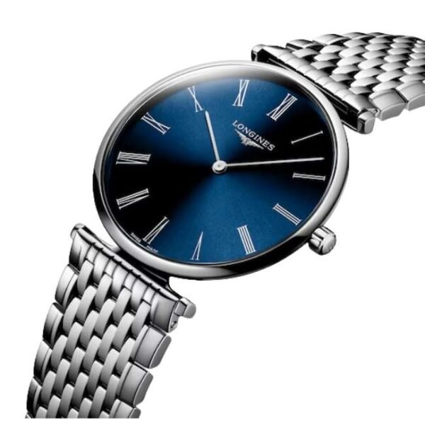 longines silver stainless steel women watch l48664946