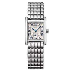 longines silver stainless steel women watch l52004716