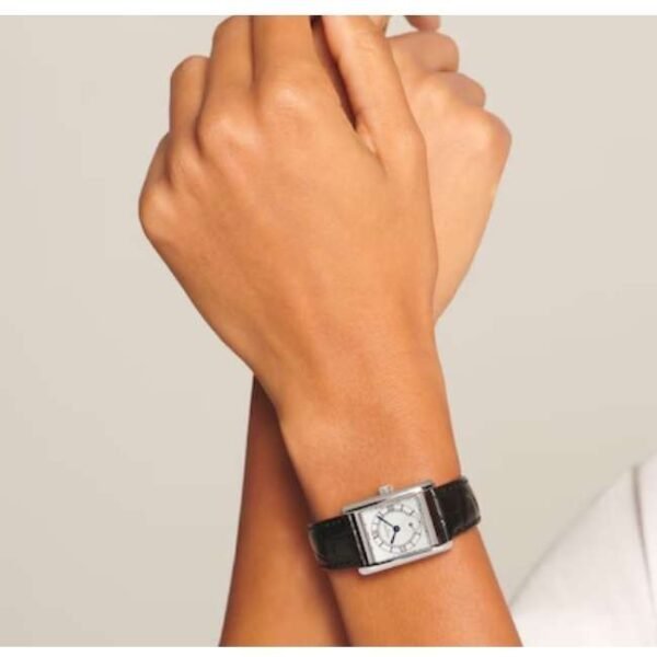 longines black leather women watch l52004752