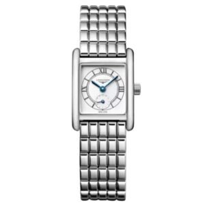 longines silver stainless steel women watch l52004756