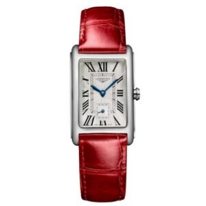 longines red leather women watch l55124715