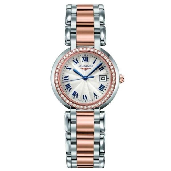 longines two tone stainless steel women watch l81125796