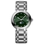 longines silver stainless steel women watch l81154676