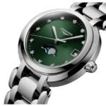 longines silver stainless steel women watch l81154676