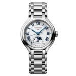 longines silver stainless steel women watch l81264716