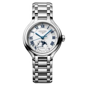 longines silver stainless steel women watch l81264716