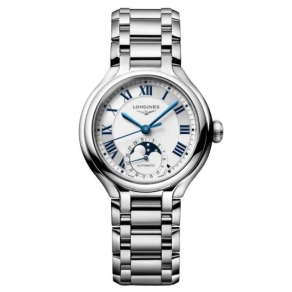 longines silver stainless steel women watch l81264716