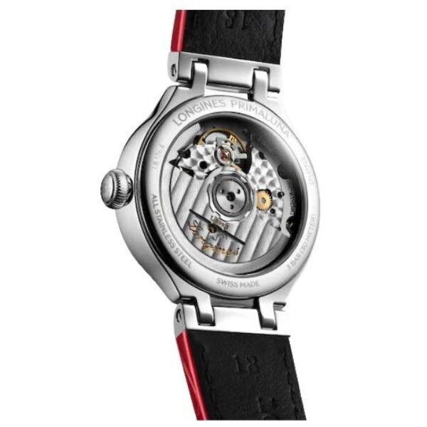 longines red leather women watch l81264872