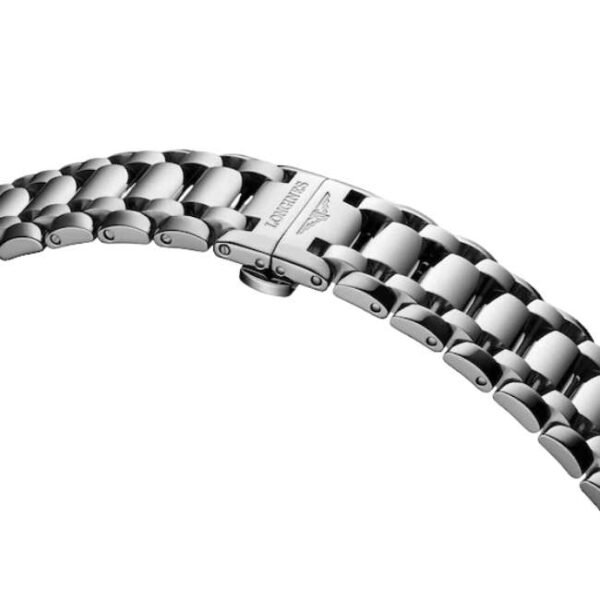 longines silver stainless steel women watch l81264876