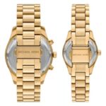 Michael Kors Lexington Stainless Steel Gold Women Watch MK4950SET