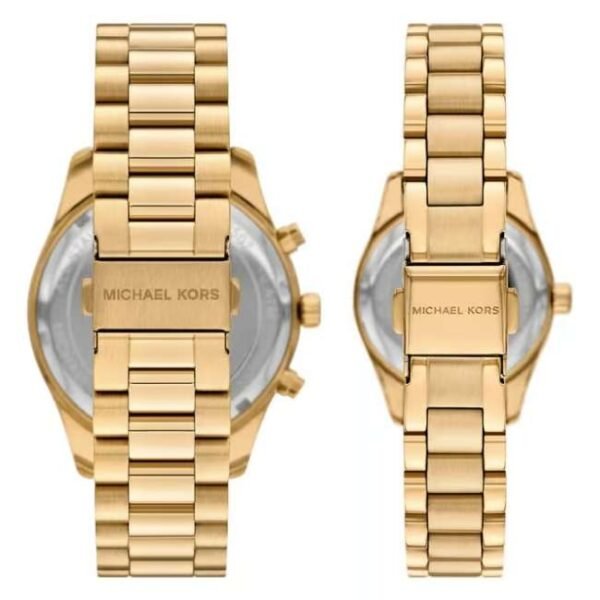 Michael Kors Lexington Stainless Steel Gold Women Watch MK4950SET