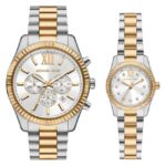 Michael Kors Lexington Stainless Steel Two Tone Women Watch MK4952SET