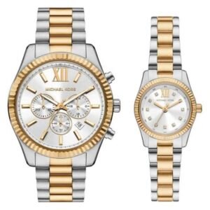 Michael Kors Lexington Stainless Steel Two Tone Women Watch MK4952SET