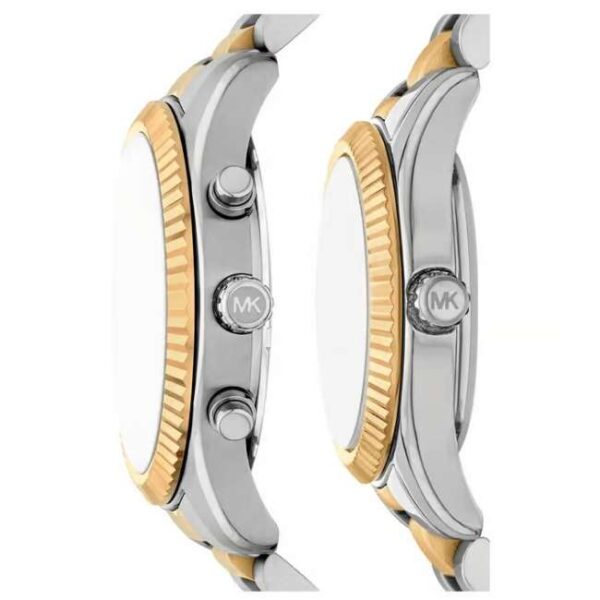 Michael Kors Lexington Stainless Steel Two Tone Women Watch MK4952SET