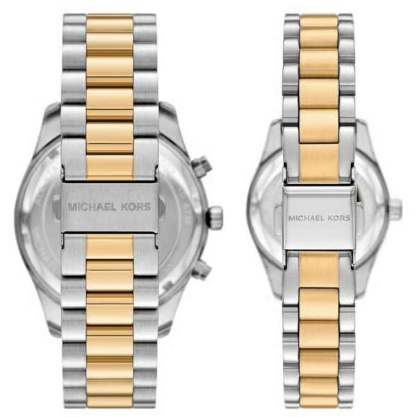 Michael Kors Lexington Stainless Steel Two Tone Women Watch MK4952SET