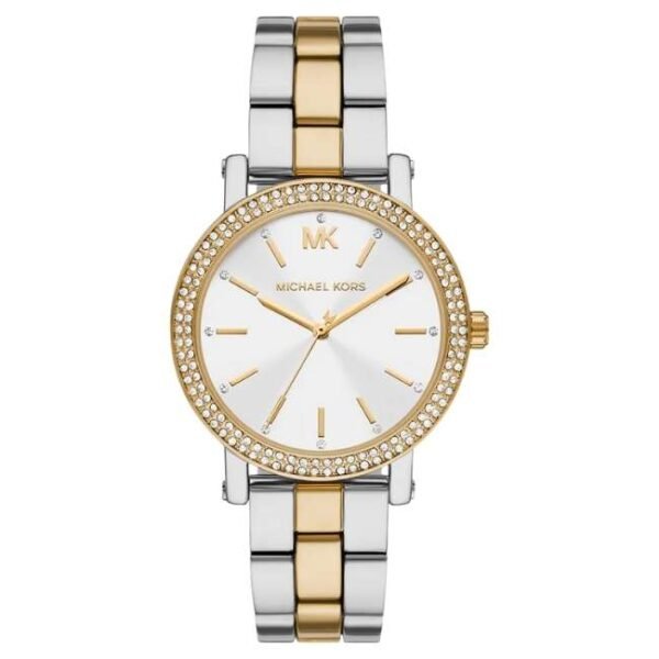 Michael Kors Corey Stainless Steel Two Tone Women Watch MK7550