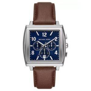 Michael Kors RHYS Leather Brown Men Watch MK9231