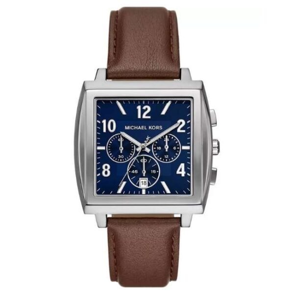 Michael Kors RHYS Leather Brown Men Watch MK9231