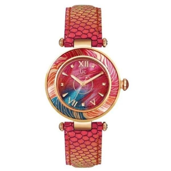 Gc Analog Pink Dial Women'S Watch-Y12002L3