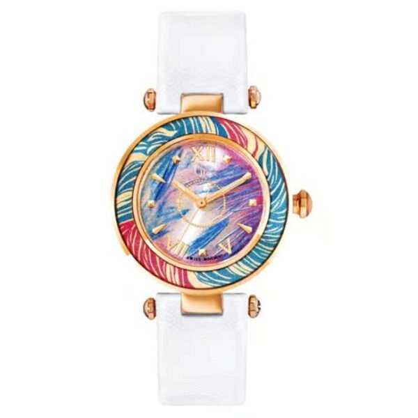 Gc Ladychic Blue Round Dial Analog Women Watch Y12004L7
